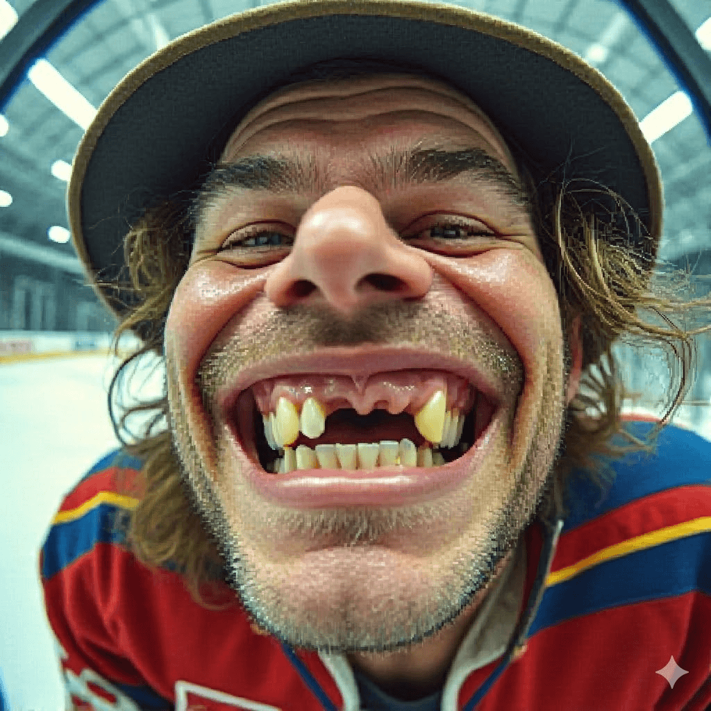 Stylized portrait of Tony Battaglia, fictional Jersey Junkies designer